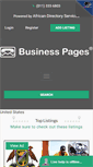 Mobile Screenshot of businesspages.co.za